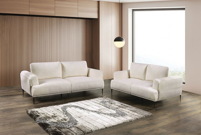 Gladbach Linen White Sofa