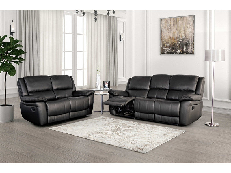 Glarus Black Sofa & Loveseat