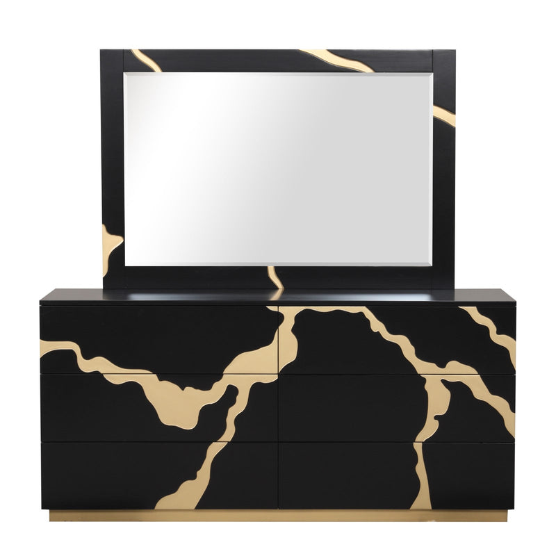 Goldsberg Black/Gold Dresser