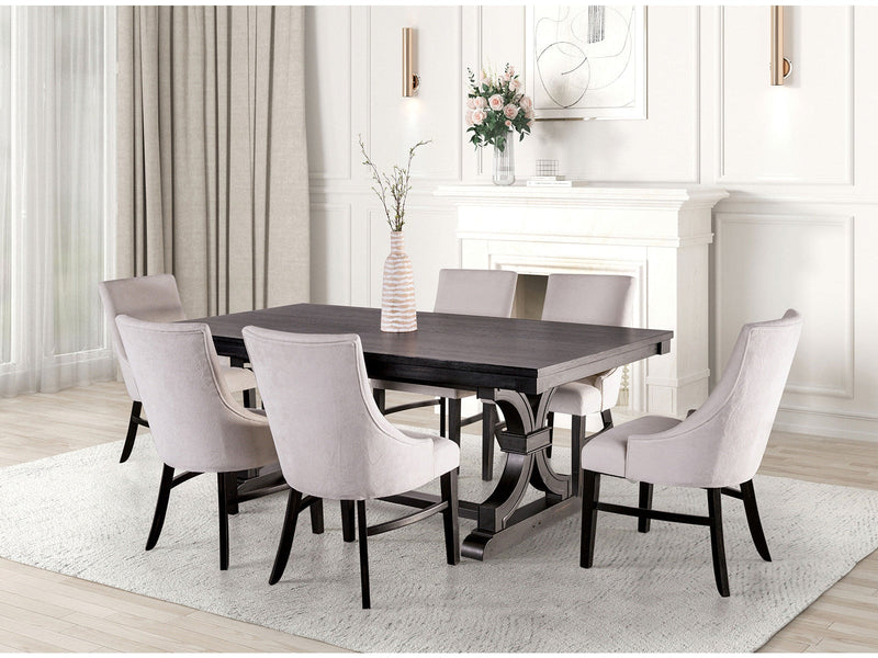 Gosport Black 7 Pc. Dining Room Set