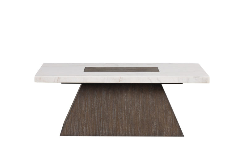 Grasten Dark Walnut/White Coffee Table