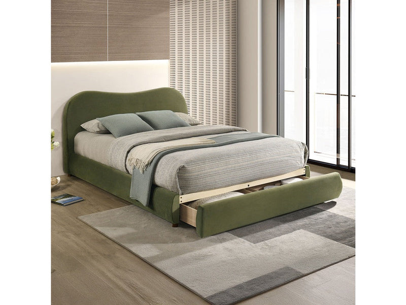 Grimsby Olive Green E.King Bed