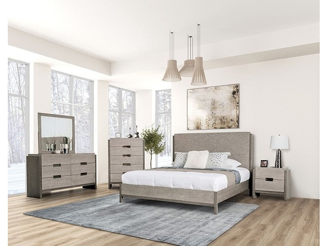 Grimsby Stone Gray Queen 4 Piece Bedroom Set
