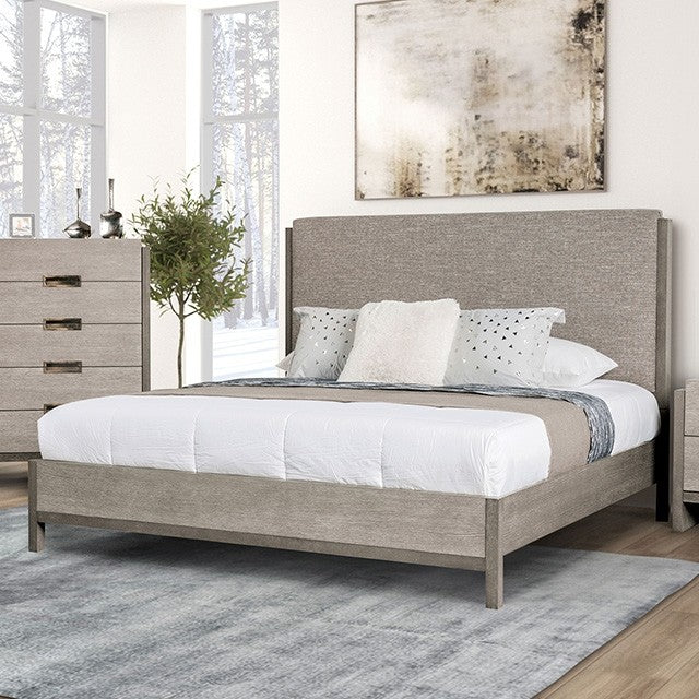 Grimsby Stone Gray Queen 4 Piece Bedroom Set