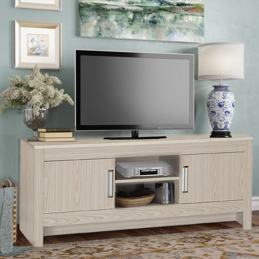 Kindmore White Washed TV Stand