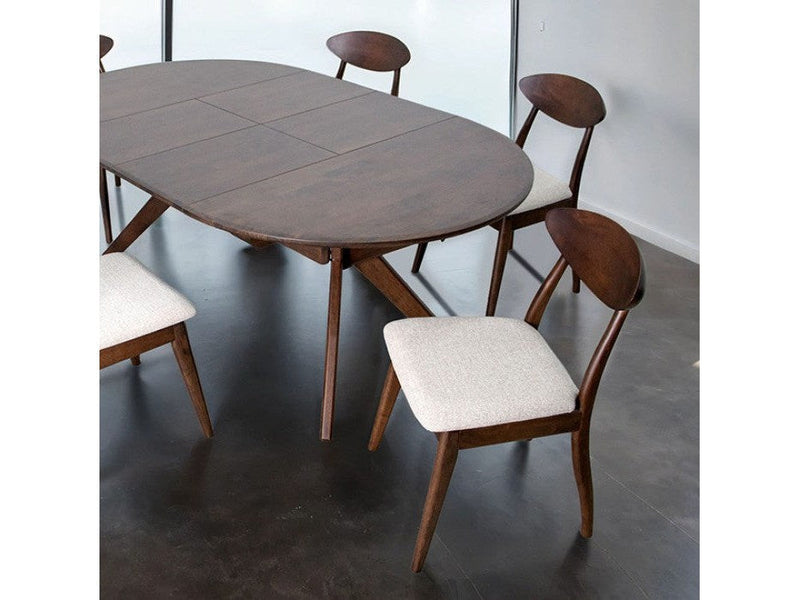 Hammel Walnut 5 Piece Dining Set