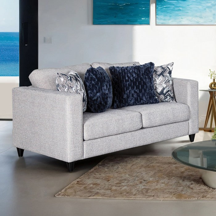 Harlow Light Gray Living Room Set
