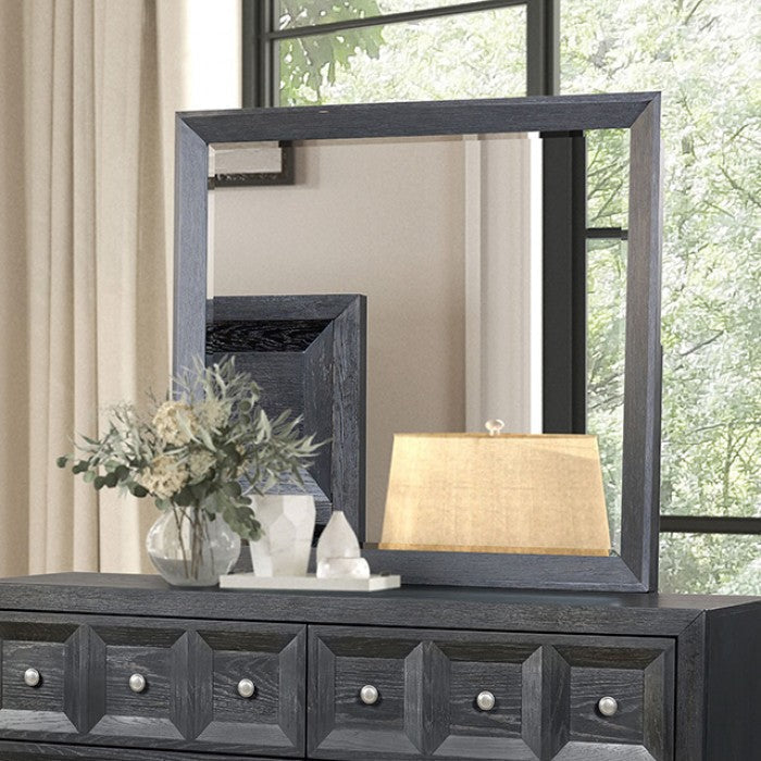 Hatton Cross Weathered Black Queen 4 Piece Bedroom Set