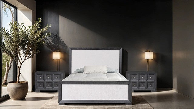 Hatton Cross Weathered Black Queen Bed