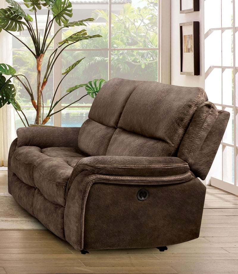 Henricus Dark Brown Sofa & Loveseat