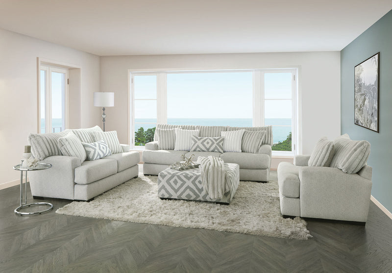 Hermilly Beige Loveseat