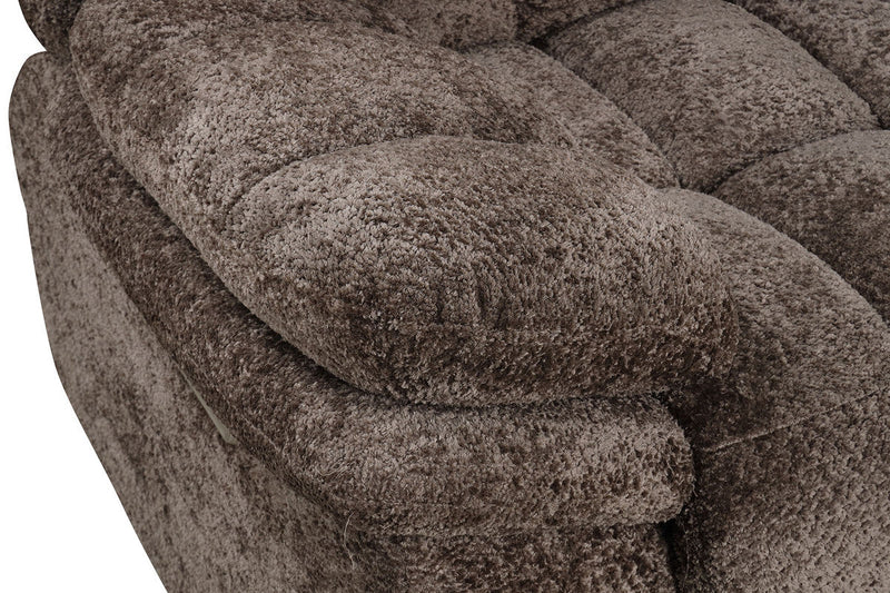 Hieronymus Dark Brown Power Sectional