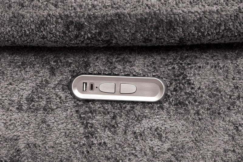 Hieronymus Dark Gray Power Sectional