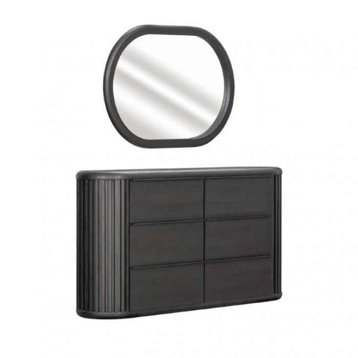 Hildesheim Black Queen 5 Piece Bedroom Set w/2 Nightstands