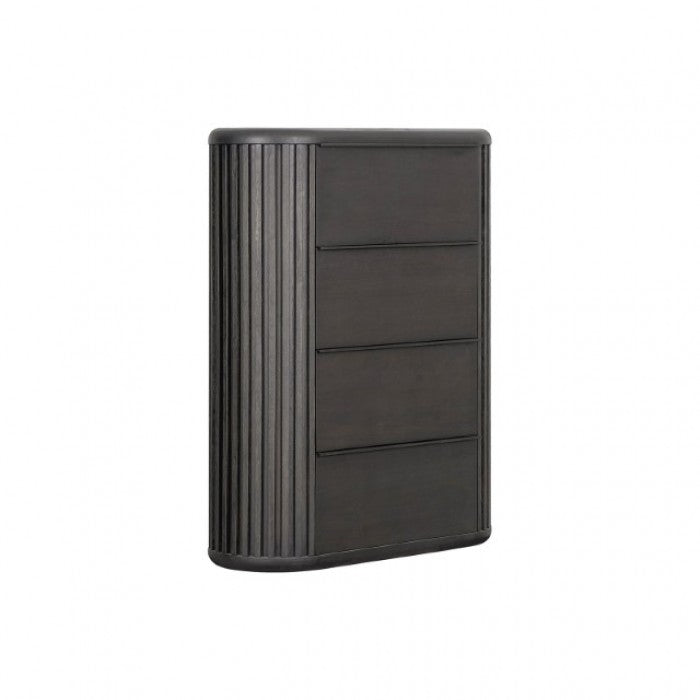 Hildesheim Black Queen 5 Piece Panel Bedroom Set w/Chest (N2)
