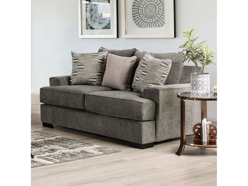 Holborn Gray Loveseat