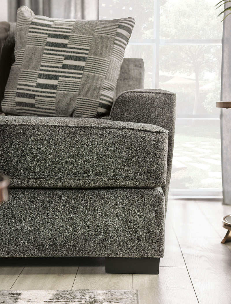 Holborn Gray Loveseat