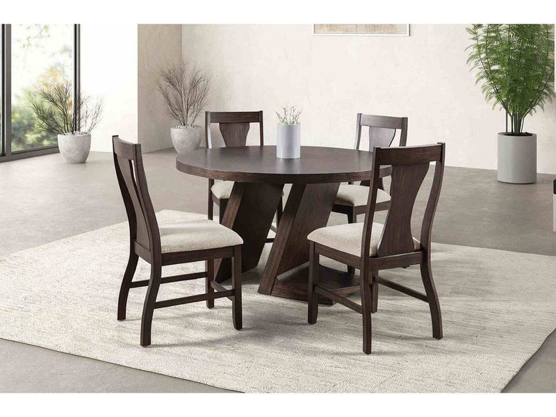 Holsworthy Espresso 5 Pc. Round Dining Set