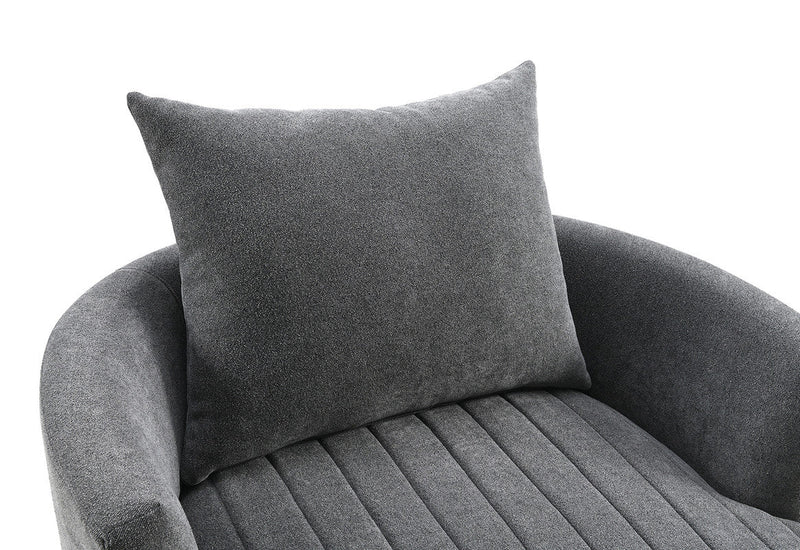 Hoople Dark Gray Swivel Chair