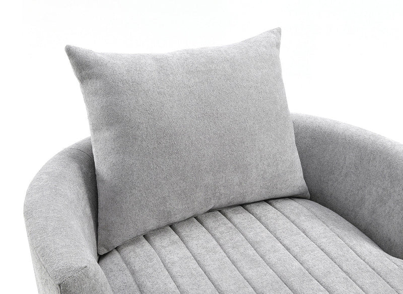 Hoople Light Gray Swivel Chair