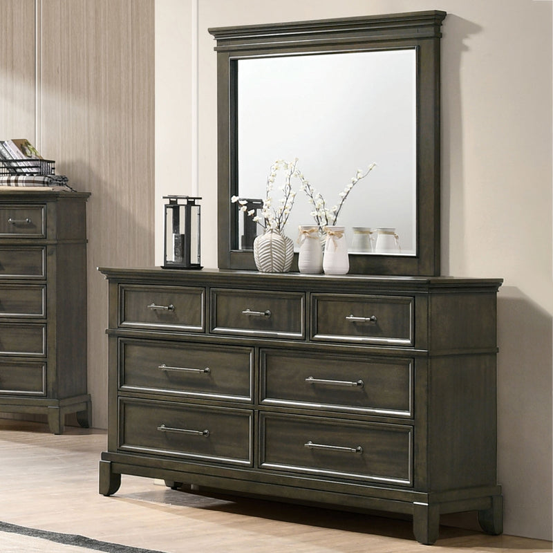 Houston Gray 4 Pc. Queen Bedroom Set