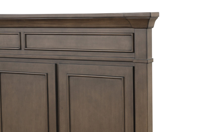 Huddersfield Dark Brown Queen 5 Piece Bedroom Set w/2 Nightstands