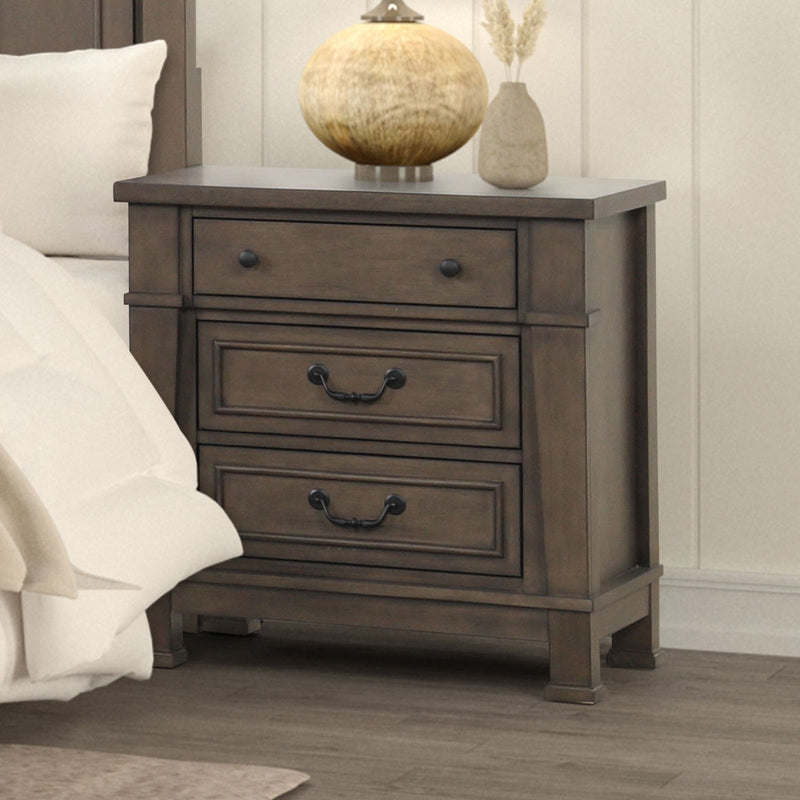 Huddersfield Dark Brown Queen 5 Piece Bedroom Set w/2 Nightstands