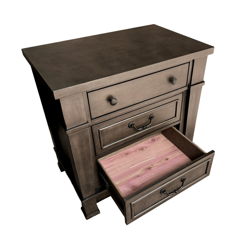 Huddersfield Dark Brown Queen 5 Piece Bedroom Set w/2 Nightstands