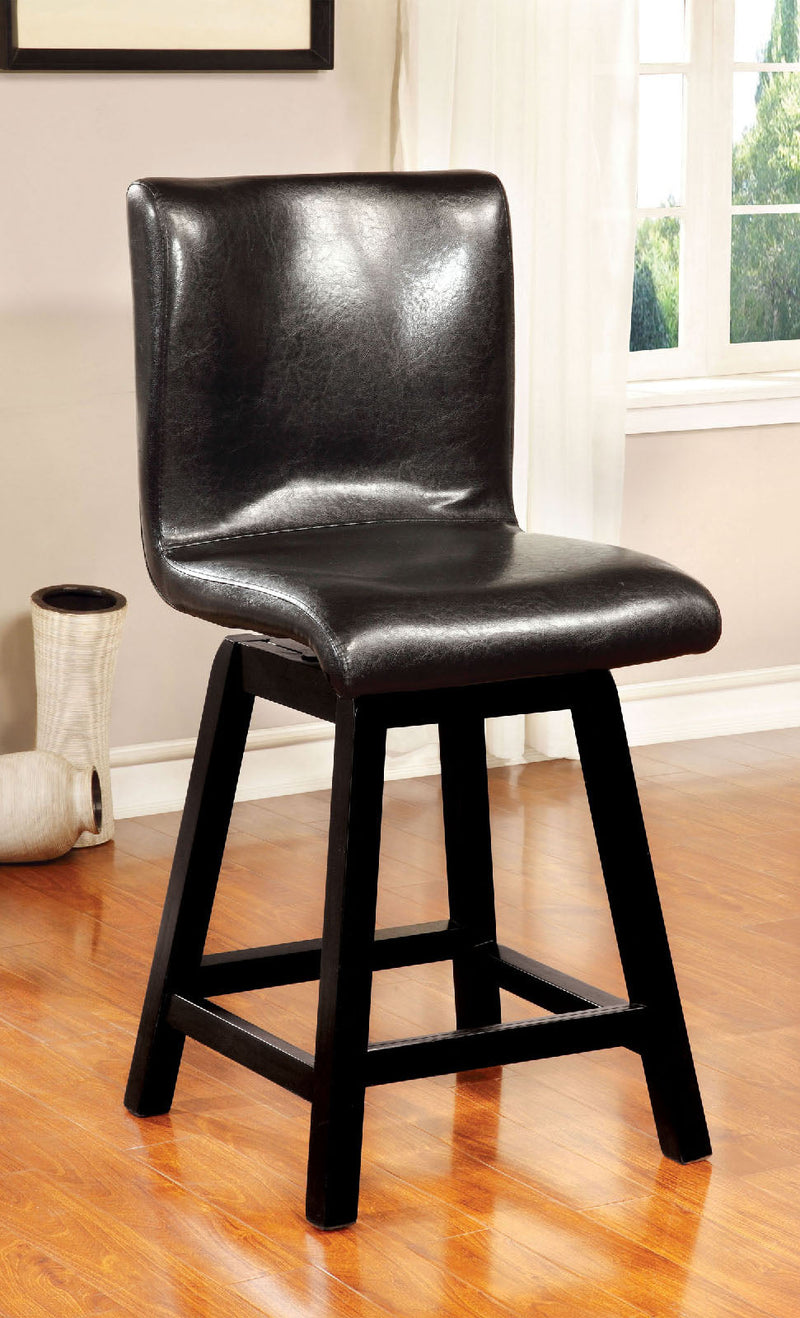 Hurley Black 7 Pc. Counter Height Table Set
