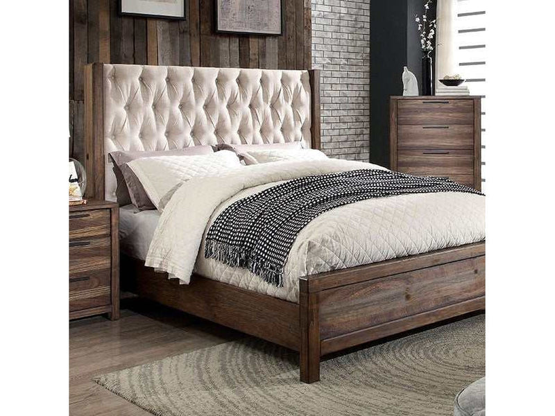Hutchinson Rustic Natural Tone/Beige Eastern King Bed