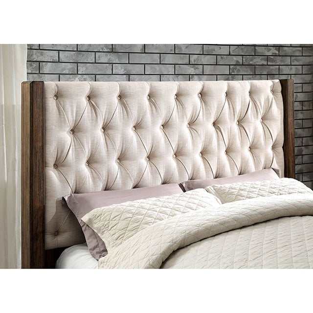 Hutchinson Rustic Natural Tone/Beige Eastern King Bed