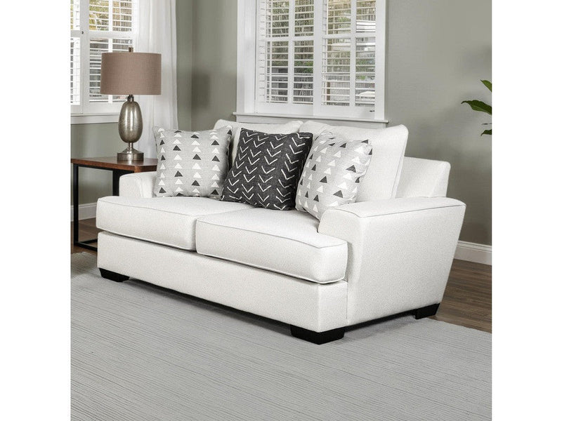 Hyde Park Gray Loveseat Pillows