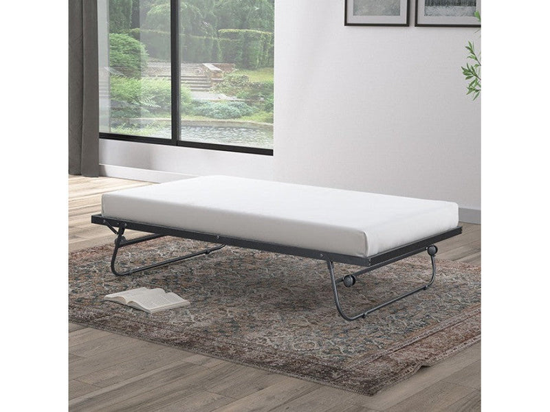 Ivana Black Metal Trundle
