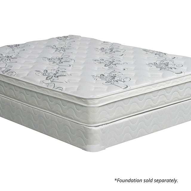 Jalen White 9" Euro Top Eastern King Mattress