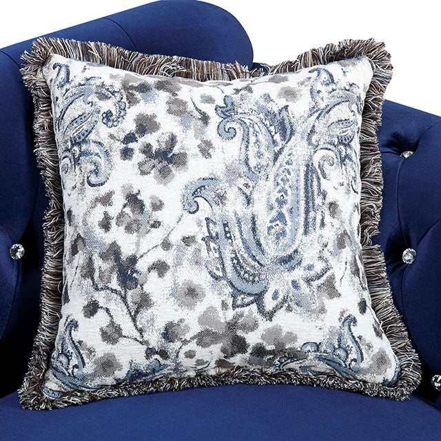 Jolanda Blue Loveseat