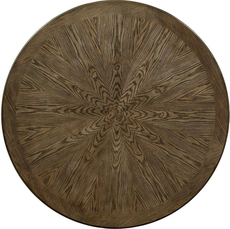 Julia Light Oak Round Dining Table