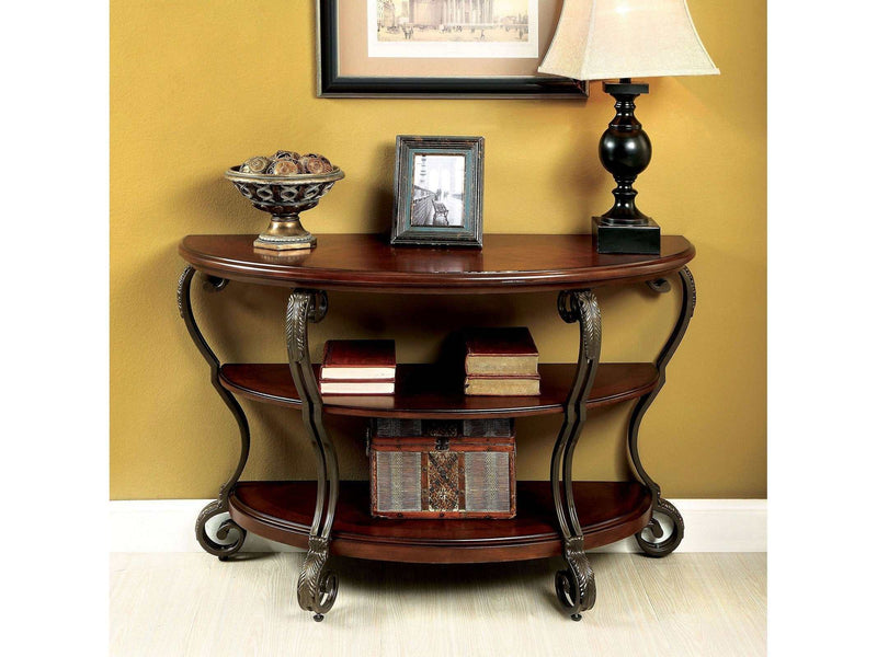 July Brown Cherry Sofa Table