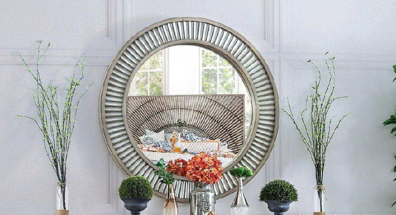 Kamalah Antique Gray Mirror