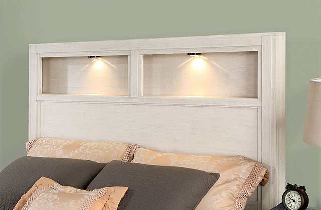 Karla White Queen Bed