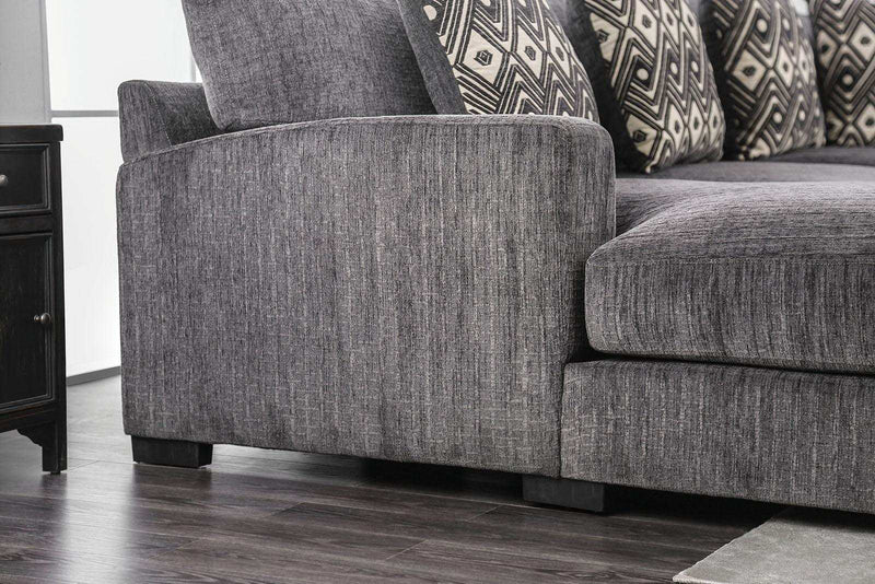 Kaylee Gray 3pc LAF Sectional Sofa