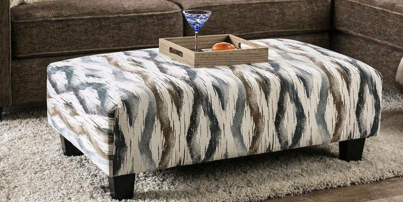 Kempston Brown L Shape Sectional Sofa