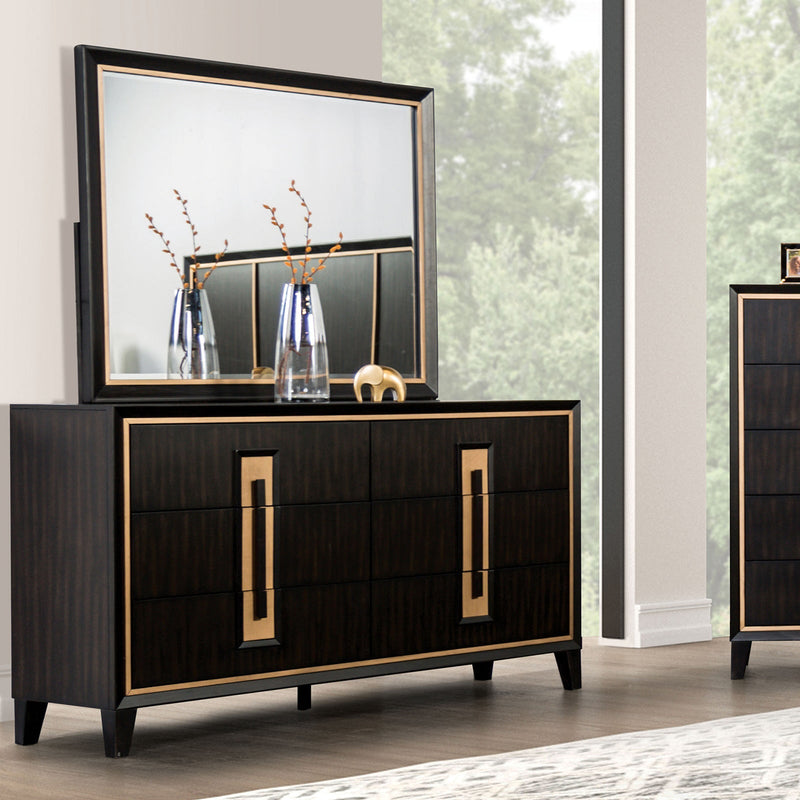 Kenyada Espresso Queen 4 Piece Bedroom Set