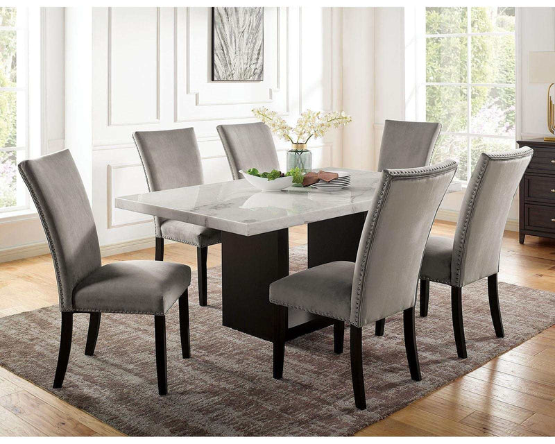 Kian Light Gray & Black Side Chair (Set of 2)