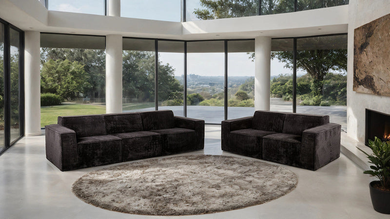 Kimara Black Sofa
