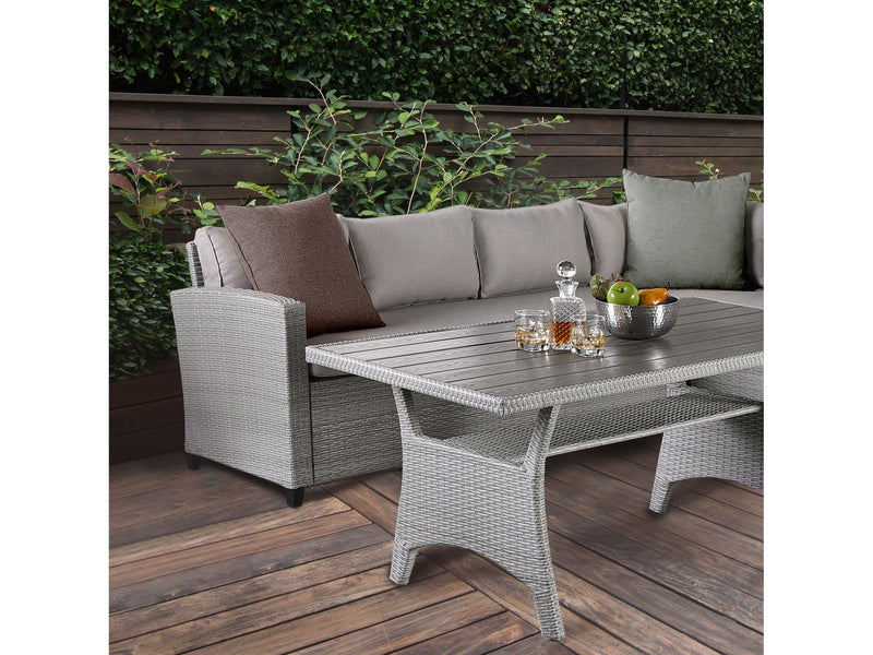Kimara Gray Outdoor Dining Table