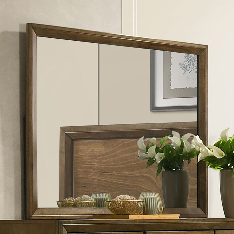 Kirkham Walnut Queen 5 Piece Bedroom Set w/Chest