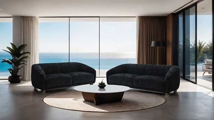 Kolvere Black Loveseat