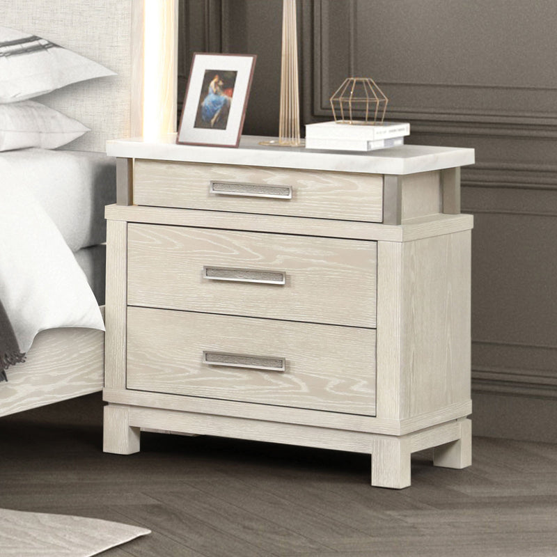 Lafayette Weathered Gray Queen 5 Piece Bedroom Set w/2 Nightstands