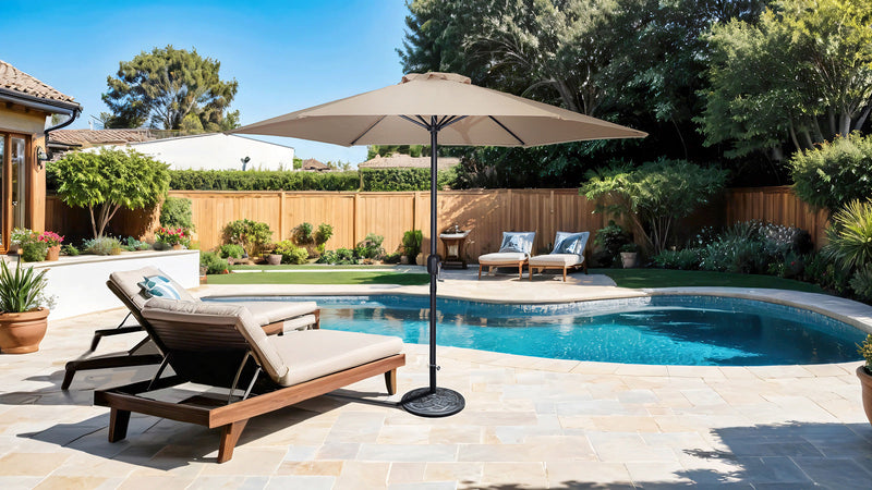 Lali Beige Outdoor Umbrella (Base)