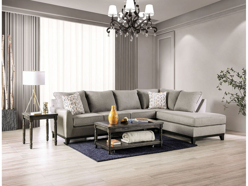 Lantwit Light Gray Sectional